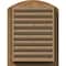 Ekena Millwork Arch Top Gable Vent Functional, Western Red Cedar Gable Vent w/ 1" x 4" Flat Trim Frame, 12"W x 32"H GVWAR12X3201RFUWR - alternate 3